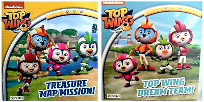 #ad Nickelodeon Top Wing Dream Team or Treasure Map Paperback Books CHOICE 2 NEW