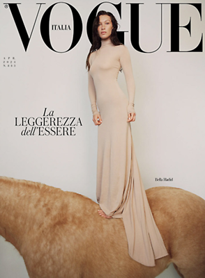 #ad Vogue Italia Magazine April 2024 La Leggerezza Dell Essere