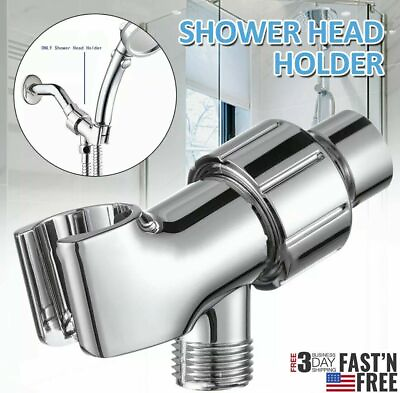 #ad Head Holder Wall mounted Adjustable Shower Arm Bracket Universal Handheld Shower