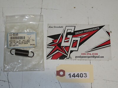 #ad Kimpex Ski Doo	New Exhaust SPRING 1.75quot; 73 84 Olympic Blizzard 02 105 01