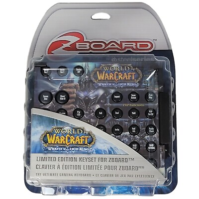 #ad World of WarCraft Wrath of the Lich King Limited Edition Keyset for Zboard