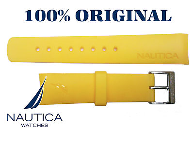 #ad NAUTICA AUTHENTIC BAND STRAP YELLOW A14613G A16566G A16561G A14559G A18637G