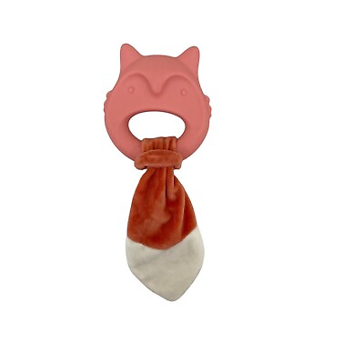#ad Mary Meyer Leika Fox Woodland Animal Silicone Baby Teether Toy