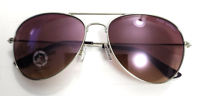 #ad Juicy Couture Silver Metal Purple Mirror Sunglasses New