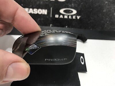 #ad Oakley Holbrook Metal Prizm Black Polarized lenses only no bag . Fits SKU# 4123