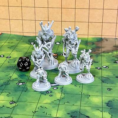 #ad Twig and Tree Blights Set of 6 Dungeons and Dragons Miniatures DnD Damp;D Mini 3