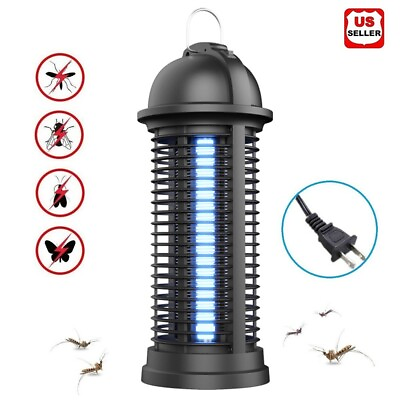 #ad LED Electric UV Mosquito Killer Lamp Fly Bug Insect Repellent Zapper Trap 2023
