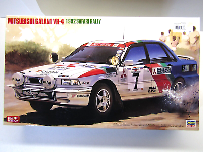 #ad Hasegawa 1:24 Scale Mitsubishi Galant VR 4 1992 Safari Rally Model Kit # 20307