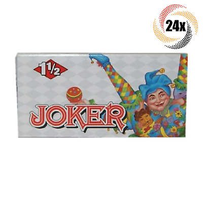 #ad 24x Packs Joker Rolling Papers 1 1 2 24 Papers Each 2 Free Rolling Tubes