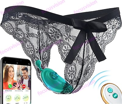 #ad Wearable Vibrating Women Panties Massager Wireless APP Remote Control Underwear