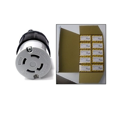 #ad NEMA L14 30 Connector Bulk Pack Quantity 10 NIB Iron Box # IBX L1430R