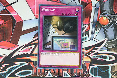 #ad YuGiOh Trap Card Wiretap DLCS EN037 1st Edition Common