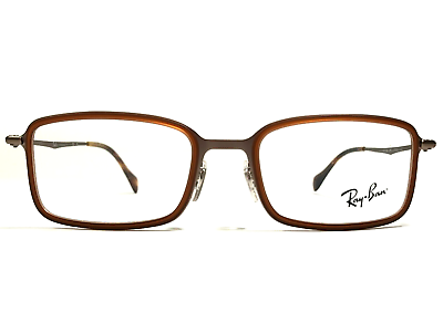 #ad Ray Ban Eyeglasses Frames RB6298 2811 Clear Brown Rectangular Full Rim 51 19 140 $39.99