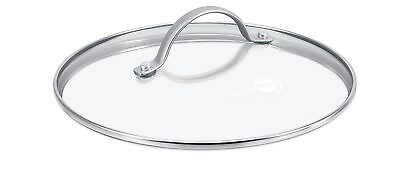 #ad Glass Lid with Stainless Steel Handle 10quot;