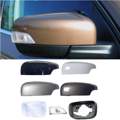 #ad Car Side Mirror Cover Frame Heated Lens Lower Base Cap For Volvo XC60 2009 2013