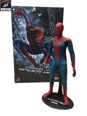 #ad Hot Toys MMS 179 The Amazing Spiderman Spider Man Andrew Garfield Figure USED