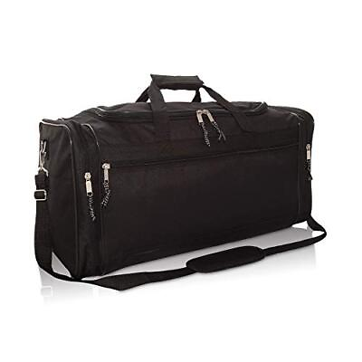 #ad DALIX 25quot; Extra Large Vacation Travel Duffle Bag in Black Assorted Colors