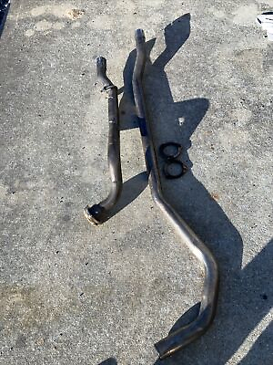 #ad 1969 1974 Corvette Right Hand Rear Exhaust Pipe 350 4 Speed 2quot; Read