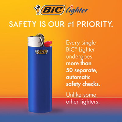 #ad BIC Classic Lighter 12 Packs