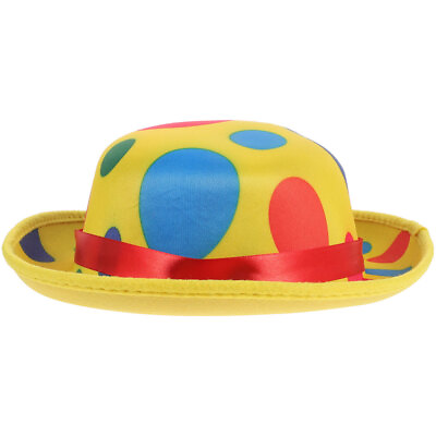 #ad Clown Hat Party Colorful Striped Top Hat for Festival Ball