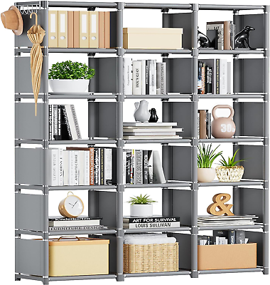 #ad Mavivegue Bookshelf18 Cube Storage OrganizerExtra Large Book Shelf OrganizerT
