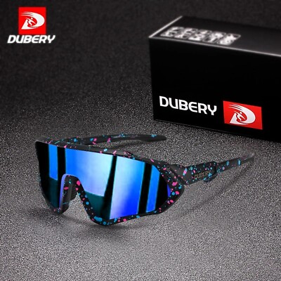 #ad DUBERY Polarized Cycling Sunglasses for Men Women Cycling Sport Glasses Outdoor $13.99