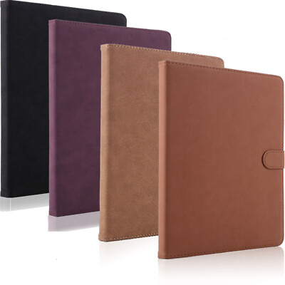 #ad Retro Leather Slim Case Smart Cover For iPad 4 5 6 7 8 9 Air Pro Mini Flip Stand