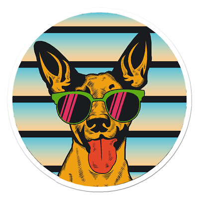 #ad Chihuahua Sunglasses Vinyl Decal Sticker ebn7760