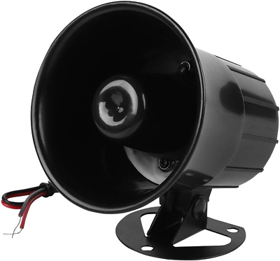 #ad 110dB DC 12V Wired Loud Horn Alarm Siren Speaker Portable 15W 20W Wired Alarm