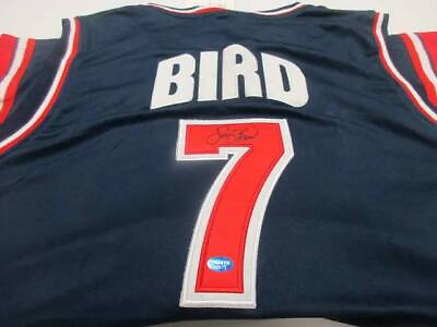 #ad Larry bird of Team USA signed autographed basketball jersey TAA COA 513