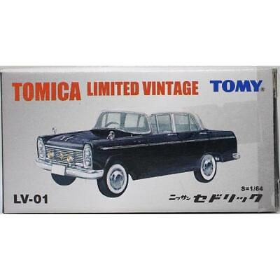 #ad Used Tape Sealed Tomica Limited Lv 01C Nissan Cedric Black White Roof 2400010215