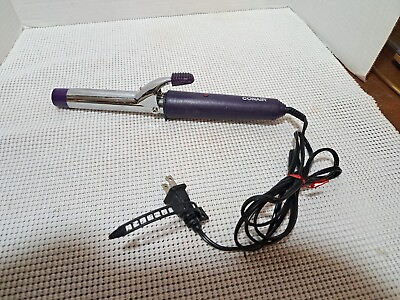 #ad Conair 1quot; Curling Iron Purple Portable CD22WR Working