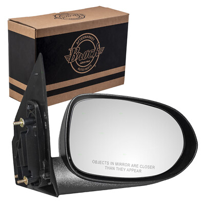 #ad Passenger Side Manual Mirror Textured Black fits 2007 2012 Caliber