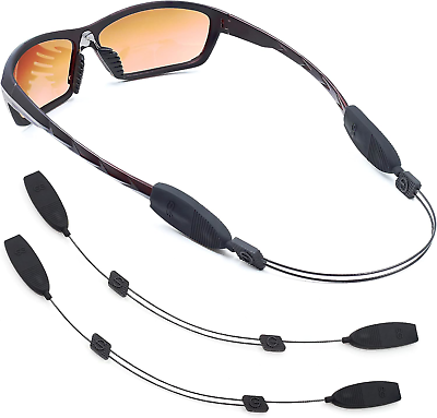 #ad Eye Glasses String Strap Holder No Tail Glasses Strap Adjustable Eyeglass St