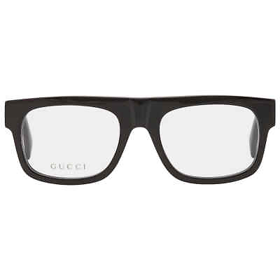 #ad Gucci Demo Browline Men#x27;s Eyeglasses GG1137O 001 53 GG1137O 001 53
