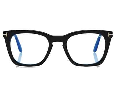 #ad Tom Ford Designer Eyeglasses Blue Light Blocking Lens Black Frame TF 5736 B