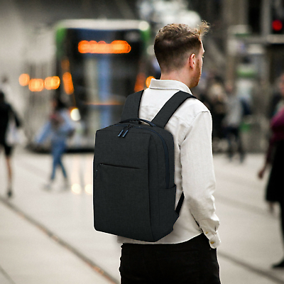 #ad Men Women Oxford Laptop Backpack Travel Business School Book Bag w USB Port $13.99