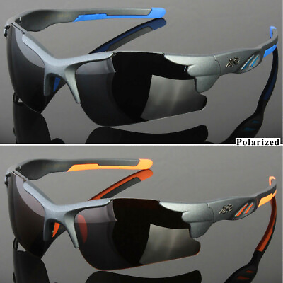 #ad Polarized Sunglasses Men Sport Running Fishing Golfing Driving Glasses USA WRAP