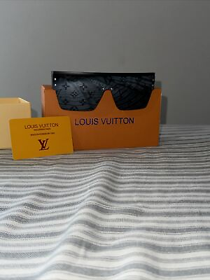 #ad Black Louis Vuitton Sunglasses Waimea LV Print