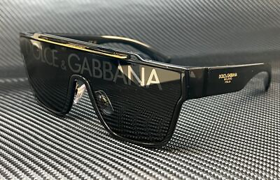 #ad DOLCE amp; GABBANA DG6125 501 M Black Grey Men#x27;s 60 mm Sunglasses