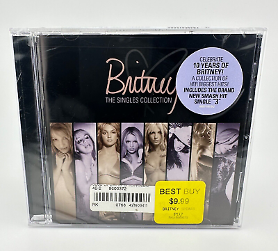 #ad Britney Spears : The Singles Collection New CD * SEALED *