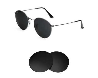 #ad Seek Optics Replacement Sunglass Lenses for Ray Ban RB 3447 50mm Round Metal