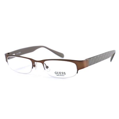 #ad Guess Women Eyeglasses GU1305 CRM Brown 49 19 135 Frames Oval