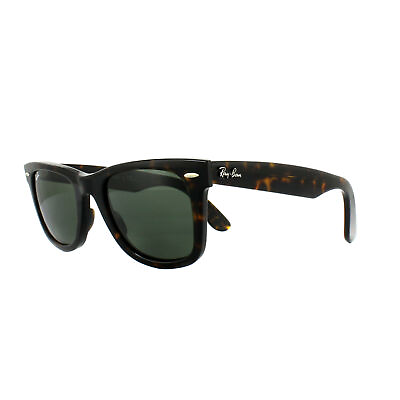 #ad RayBan Original Wayfarer Classic Tortoise Green 50mm Sunglasses RB2140 902 50 22