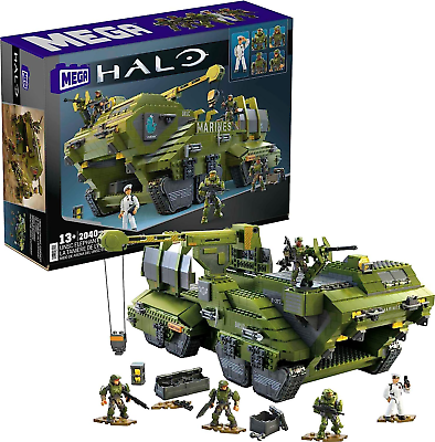 #ad Halo Infinite Toys Building Set for Kids Unsc Elephant Sandnest Tank with 2041