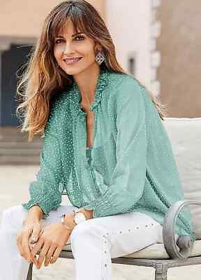 #ad Together Mint Print Polka Blouse Size 8 BNWT RRP £25 GBP 10.00