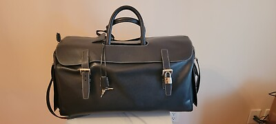 #ad Brioni Men Leather Travel Bag