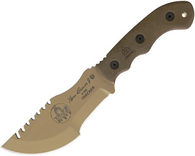 #ad Tops TBT02TAN Tom Brown Tracker T 2 Hunting Survival Fixed Blade Knife Sheath
