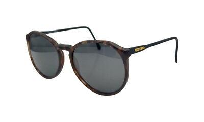 #ad Vintage London Fog LSFW 02 11 Brown Oval Sunglasses USA W NEW LENSES
