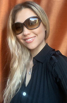 #ad Elegant Tom Ford TF6928 61mm Brown Women#x27;s Sunglasses T1